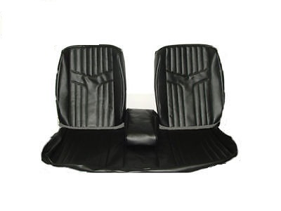 1969 Pontiac GTO LeMans Front Bench and Rear Seat Upholstery Covers-Fits 2-Door Coupe